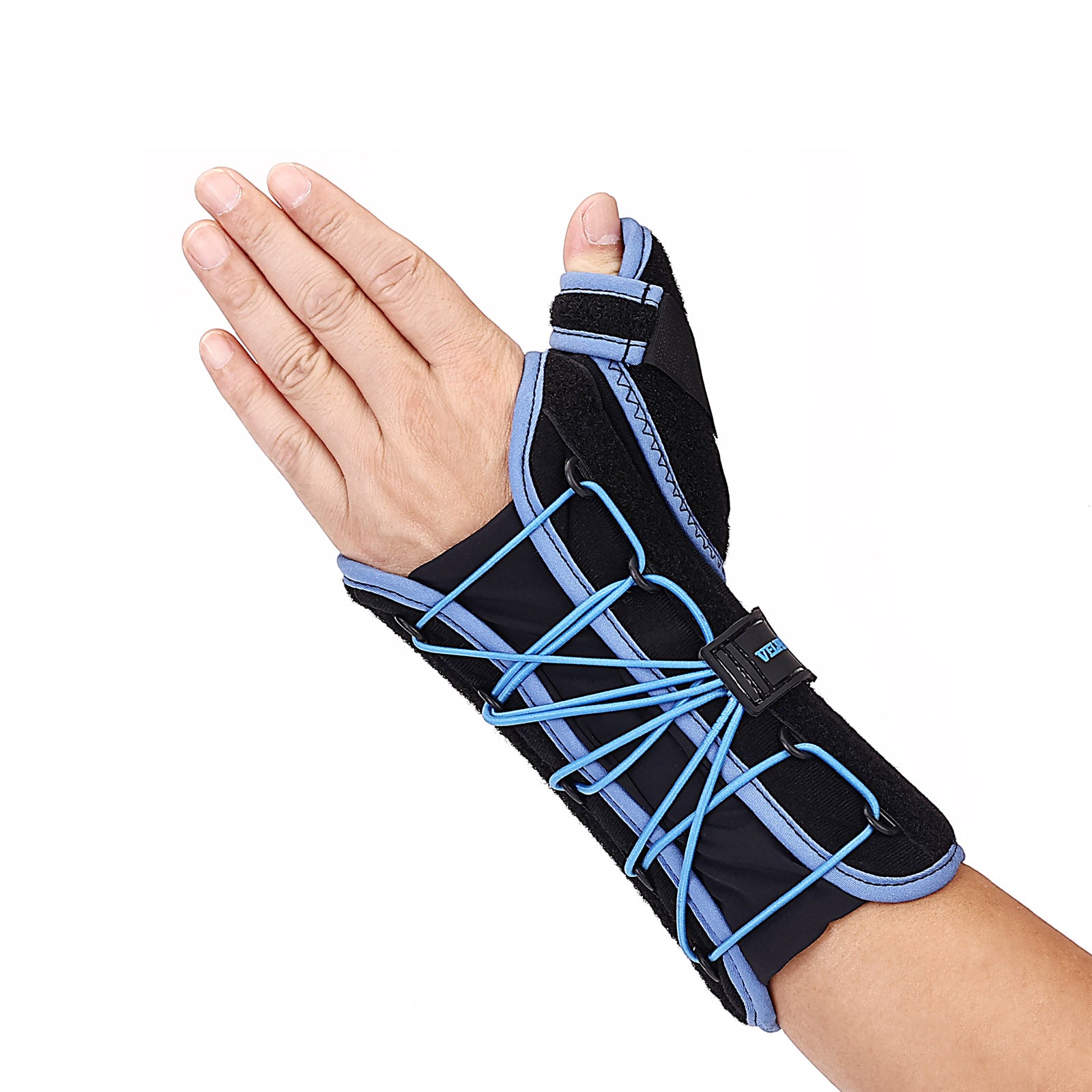 Velpeau Wrist Brace with Thumb Spica Splint Regular, Right Hand