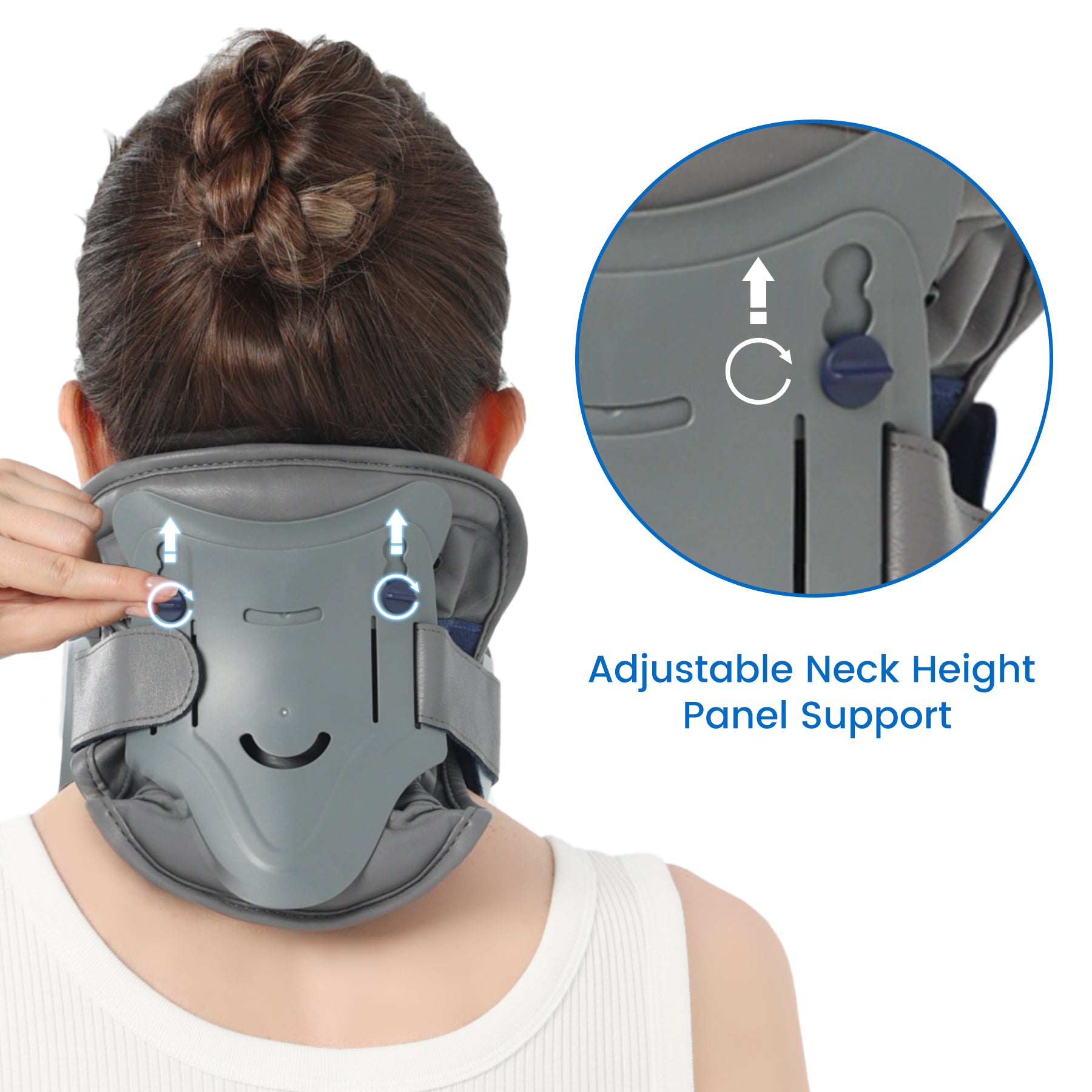 VP0208 VELPEAU Adjustable Cervical Neck Traction Device Inflatable Version