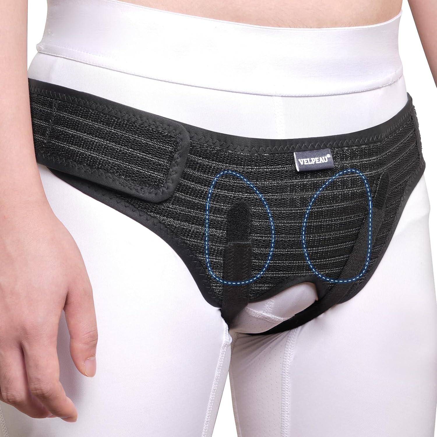 Inguinal Hernia Belt Double Compression Pads Version