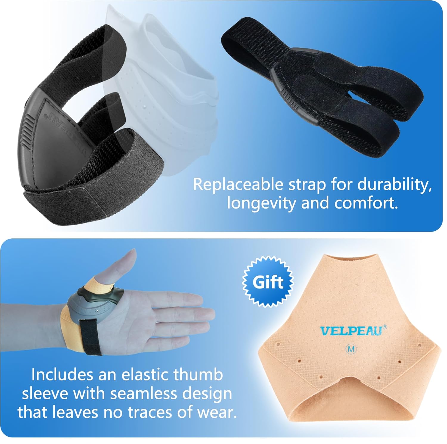 VP0917 VELPEAU Thumb Brace - VELPEAU