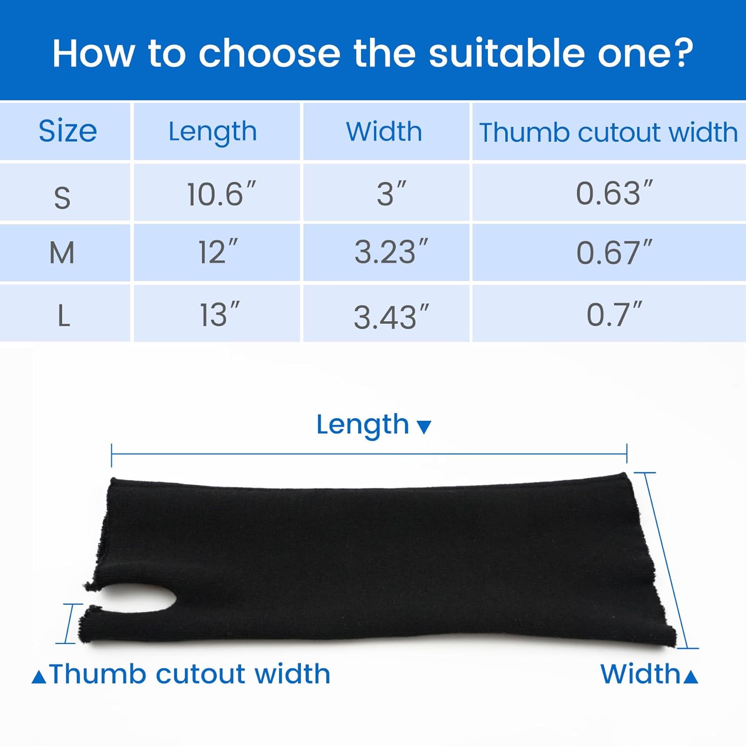 Wrist and Thumb Spica Stockinette