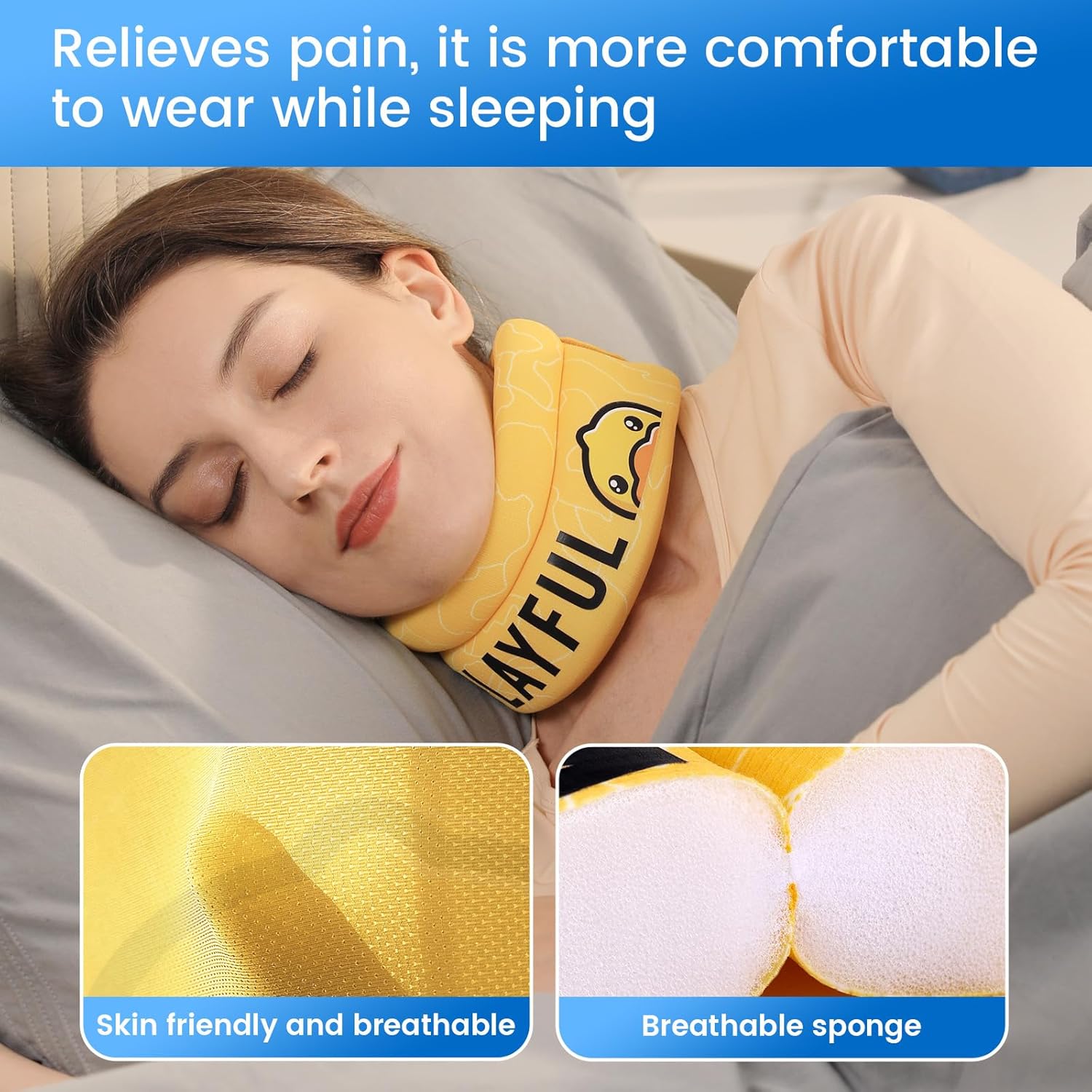 Neck brace while sleeping 2025