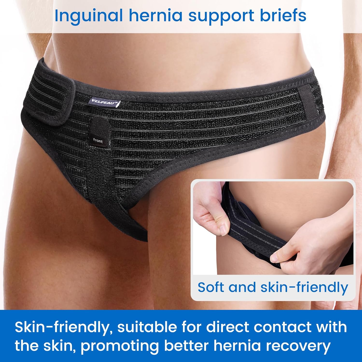 Inguinal Hernia Belt - Single Compression Pad Version
