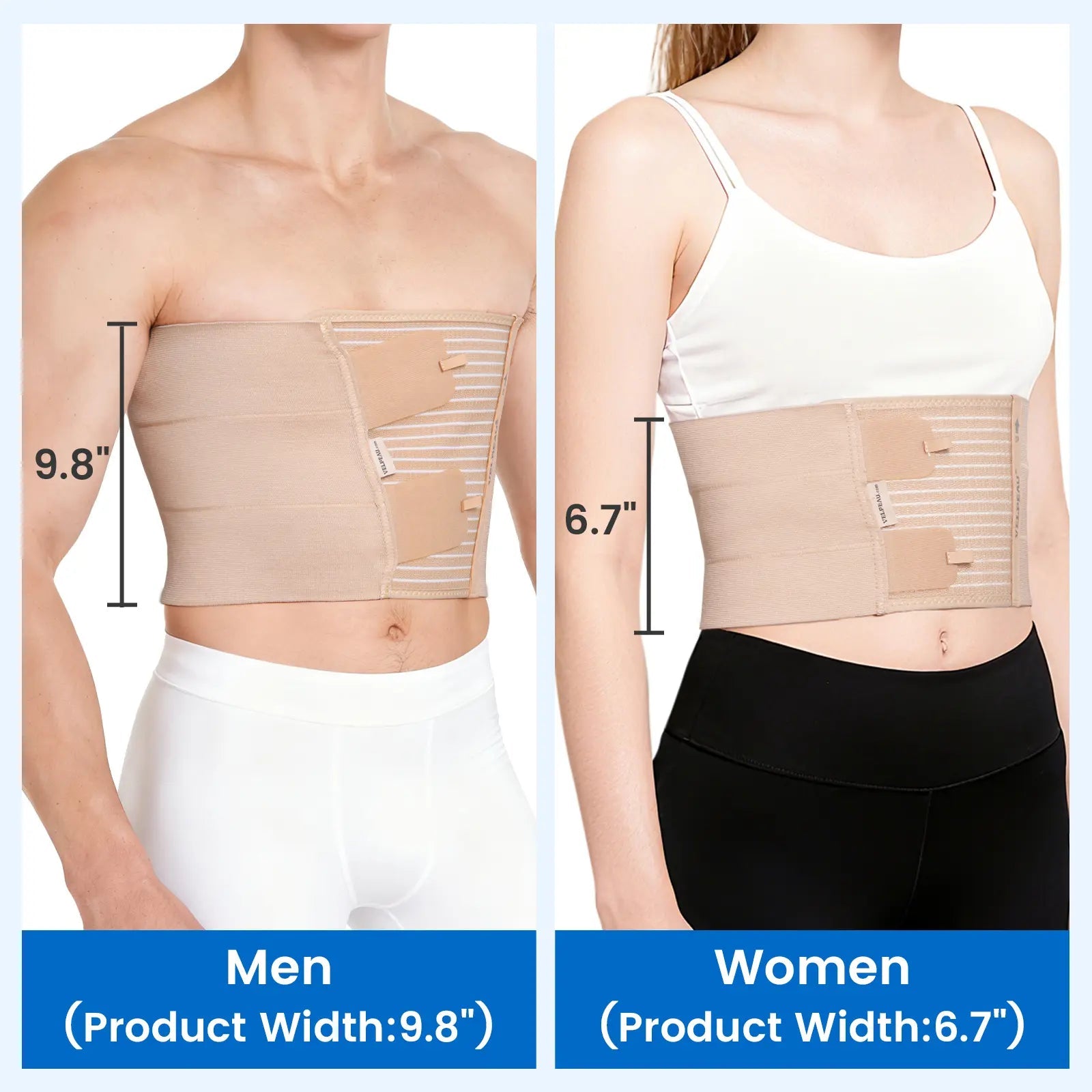 Broken Rib Brace & Adjustable Compression Wrap | VELPEAU