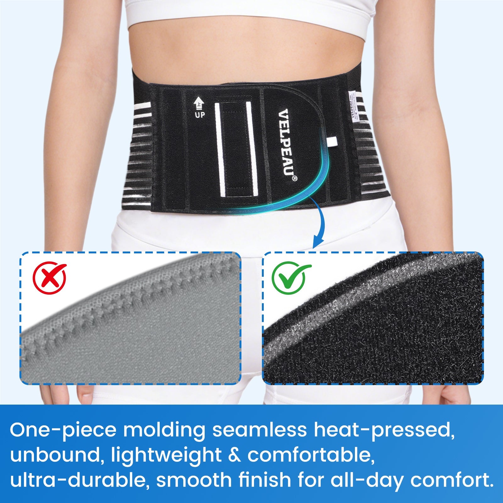 Lightweight Lumbar Support Brace for Back Pain | Velpeau