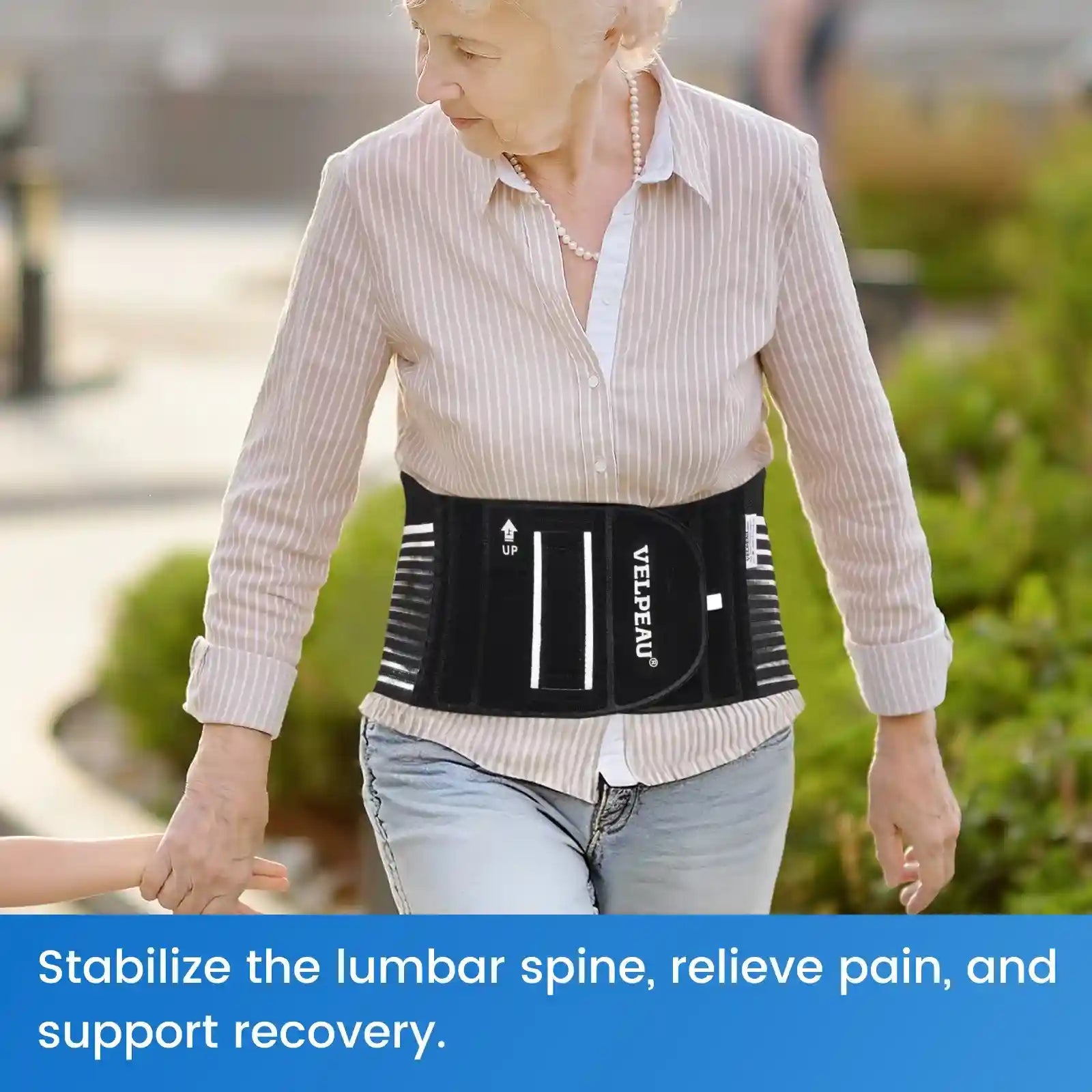 Lightweight Lumbar Support Brace for Back Pain | Velpeau