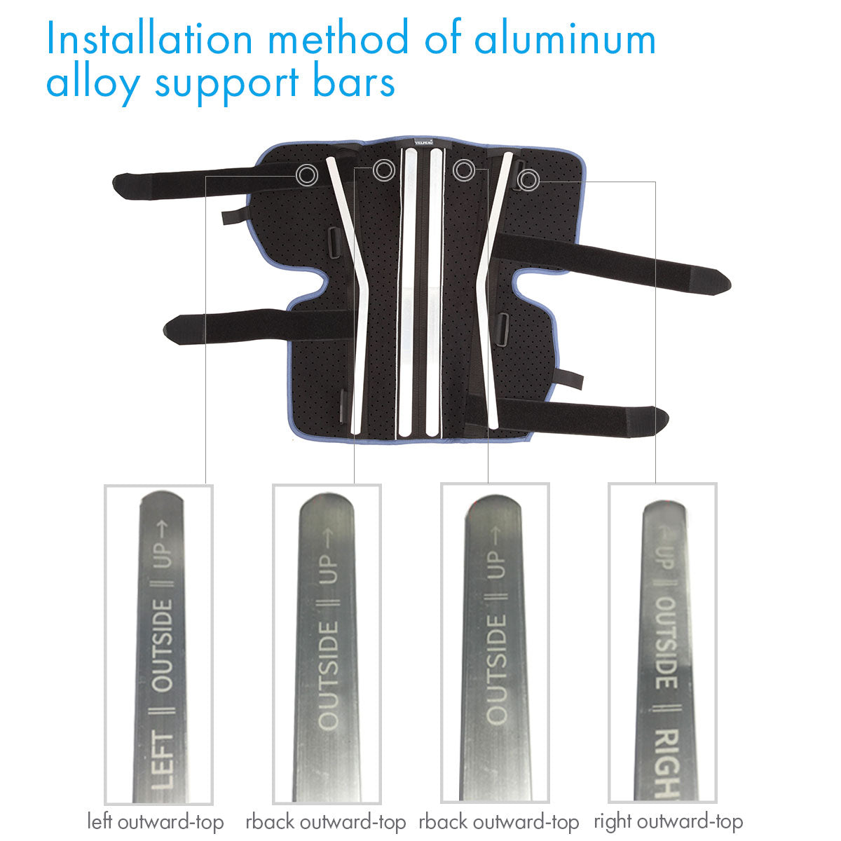 VP1201 VELPEAU Knee Immobilizer Single-panel - VELPEAU