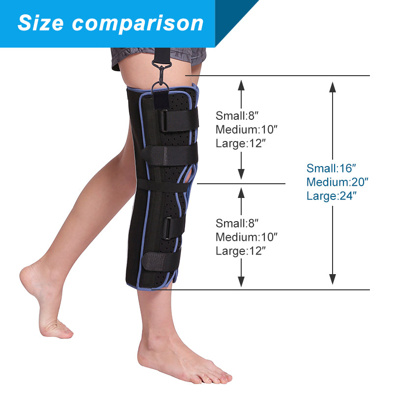 VP1202 VELPEAU Tri-Panel Knee Immobilizer Brace - VELPEAU