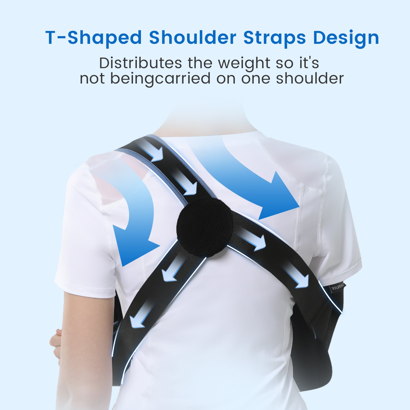VP0306 VELPEAU Arm Sling Shoulder Immobilizer Comfort