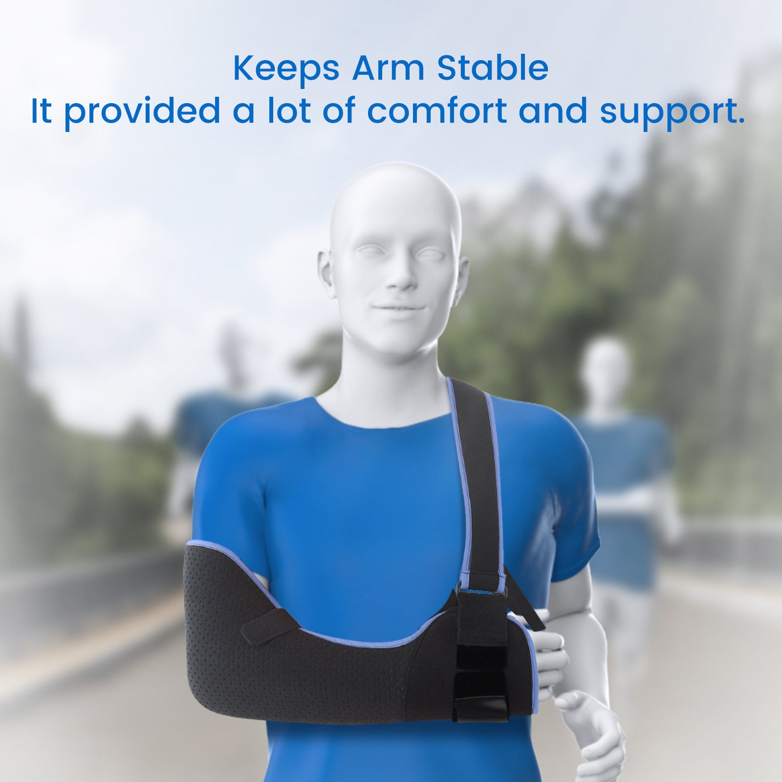 VP0306 VELPEAU Arm Sling Shoulder Immobilizer Comfort